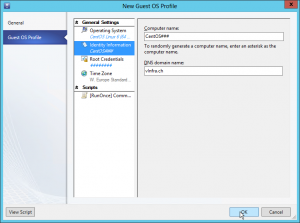 Figure 22: Guest OS Profile