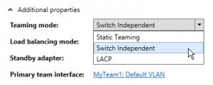 Figure 6: Modes de teaming