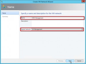 Figure 21: Le VM Network qui correspond au bon Logical Network
