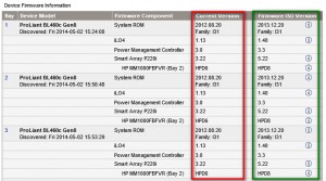 Figure 8: Liste des firmwares