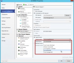 Figure 3: Configuration sur la machine virtuelle