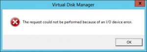 Figure 1: I/O device error !??