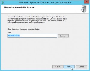 Figure 3: Remote Install path