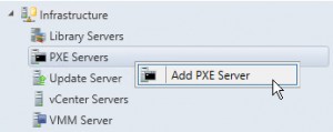 Figure 6: Add PXE Server