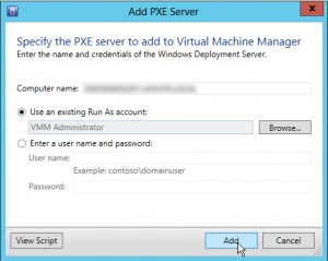 Figure 7: PXE Server Name